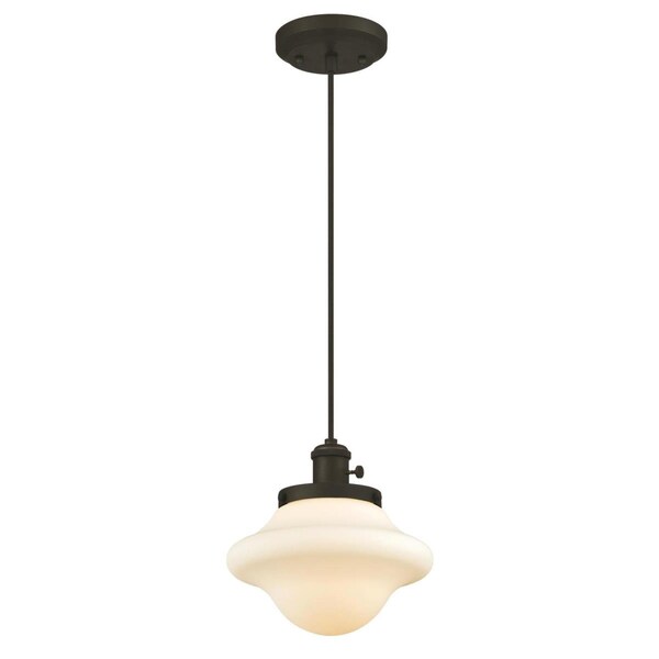 Westinghouse Pendant 60W Mini Turn Knob Wanda ORB Frosted Opal Glass 6346500 - main